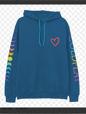 Coldplay 2025 MUSIC OF THE SPHERES WORLD TOUR HEART HOODIE